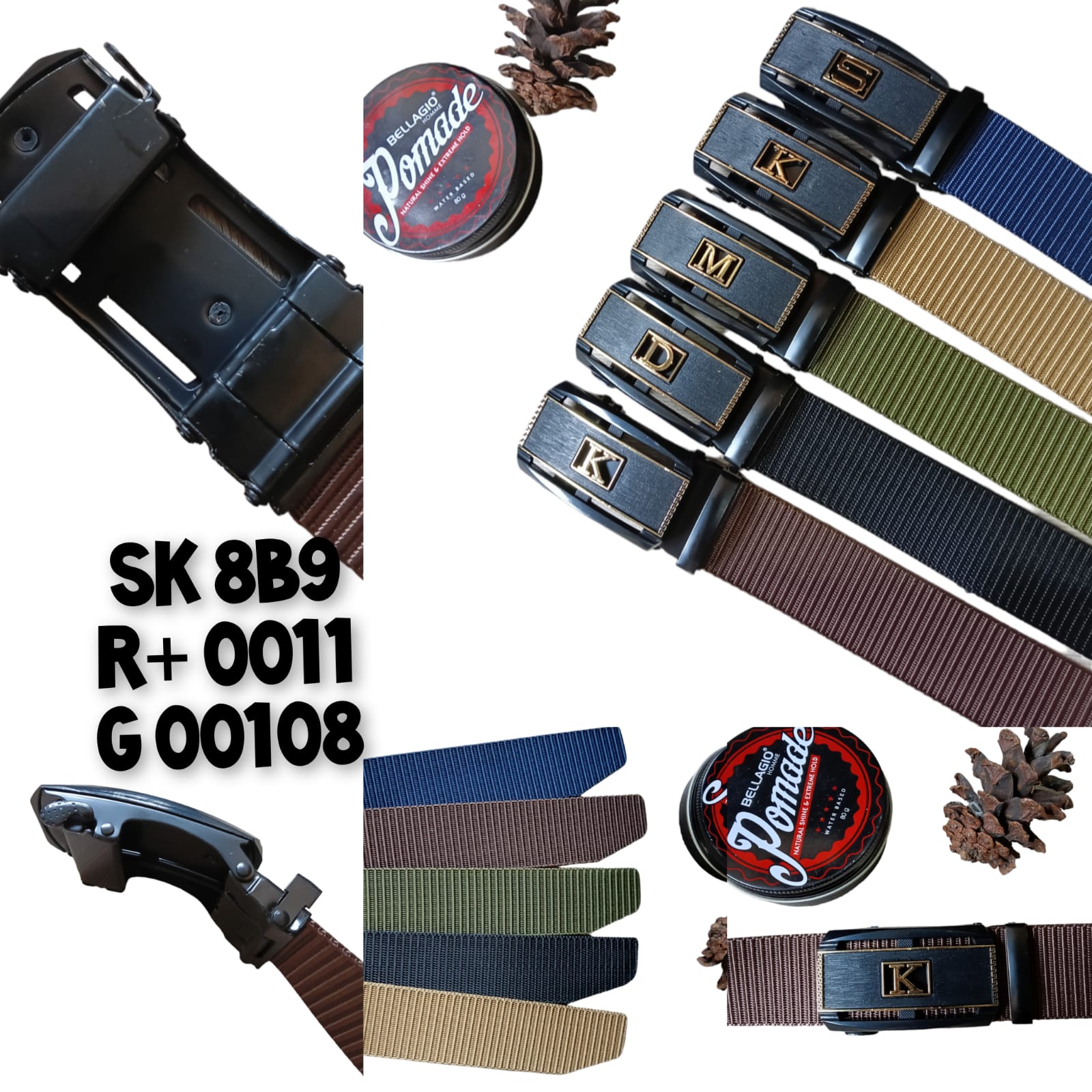 Ikat Pinggang pria dewasa model kepala rell ( SK 8B9 )